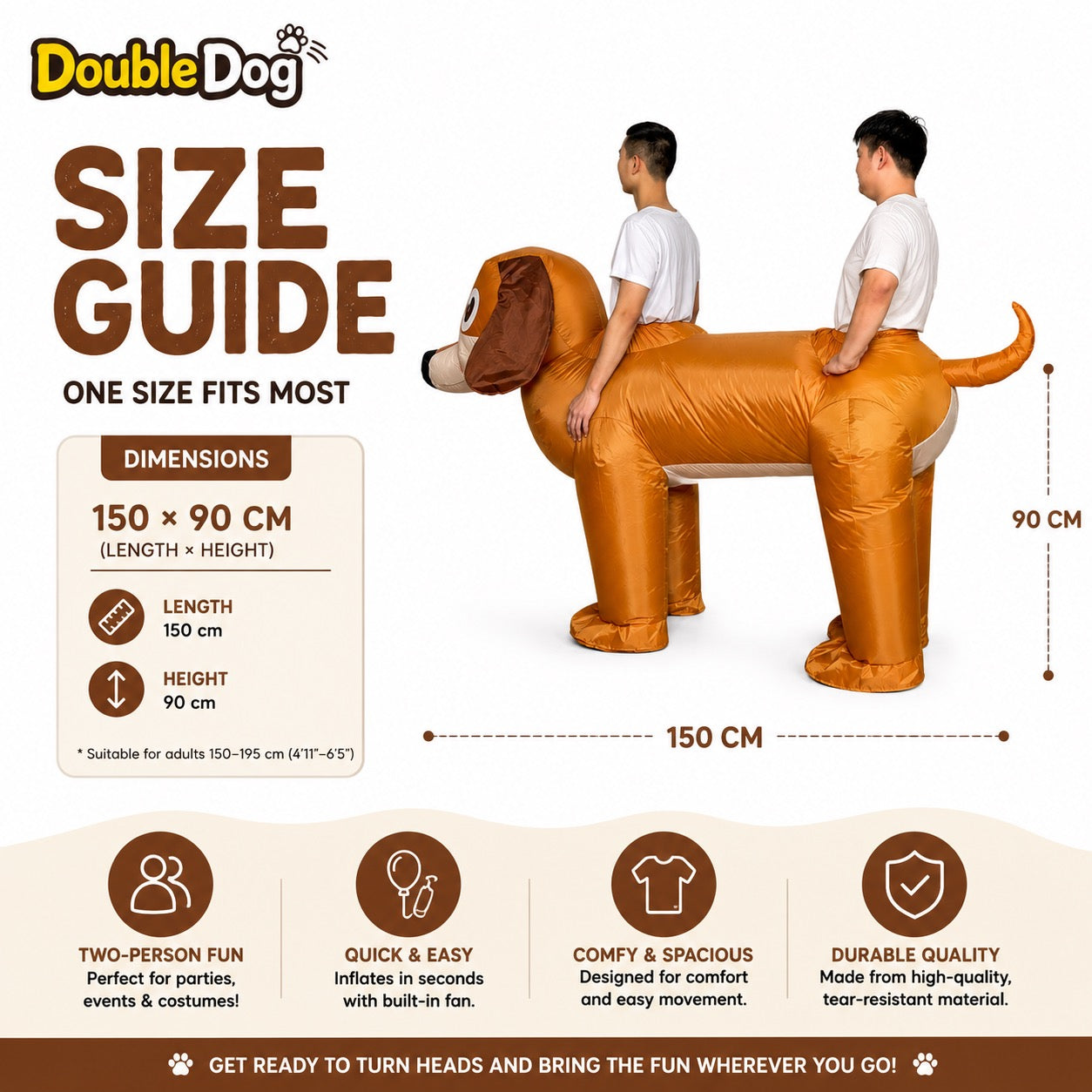 DoubleDog™ - Inflatable Costume